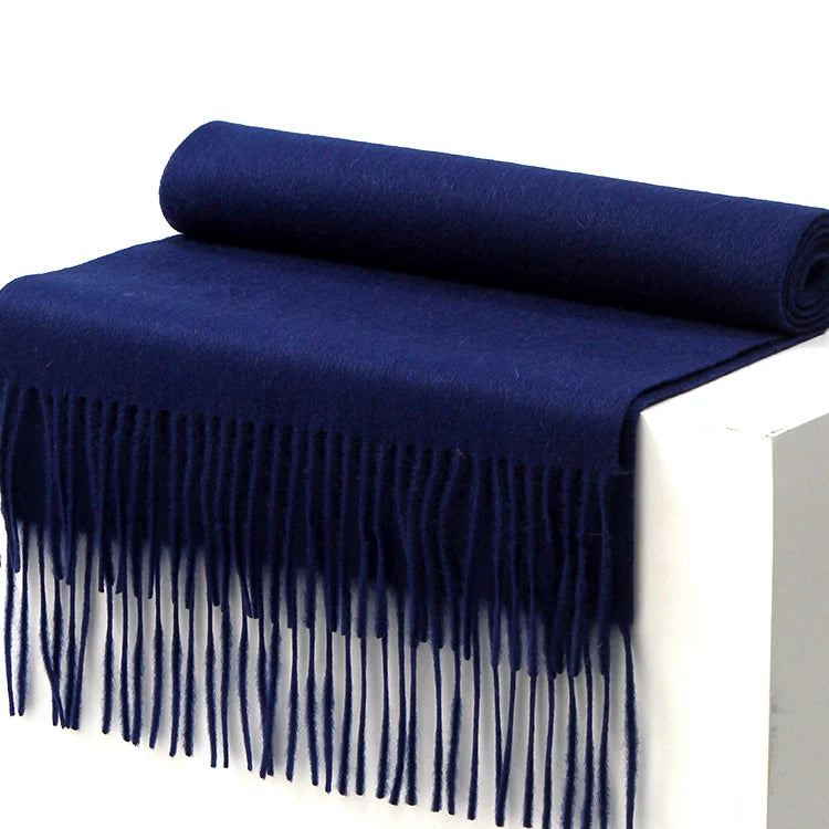 CowLost | winter-pure-long-wool-scarf-women-luxury-brand |45