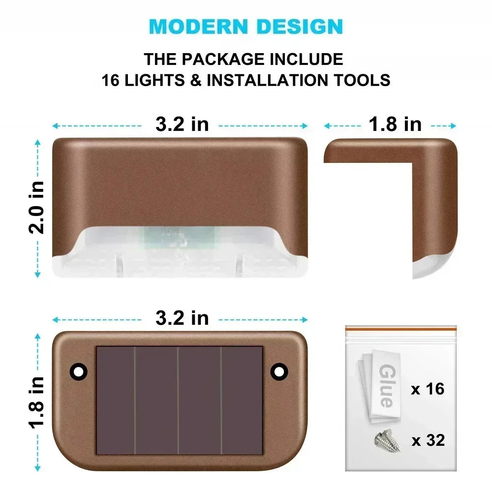 CowLost | product_id-4pcs-solar-waterproof-led-deck-step-fence-lights-for-outdoor-yard-garden |13