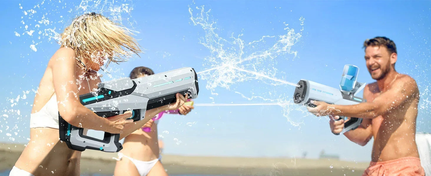 Kids Electric Water Gun Toy Full Automatic Spray for Outdoor Summer Games