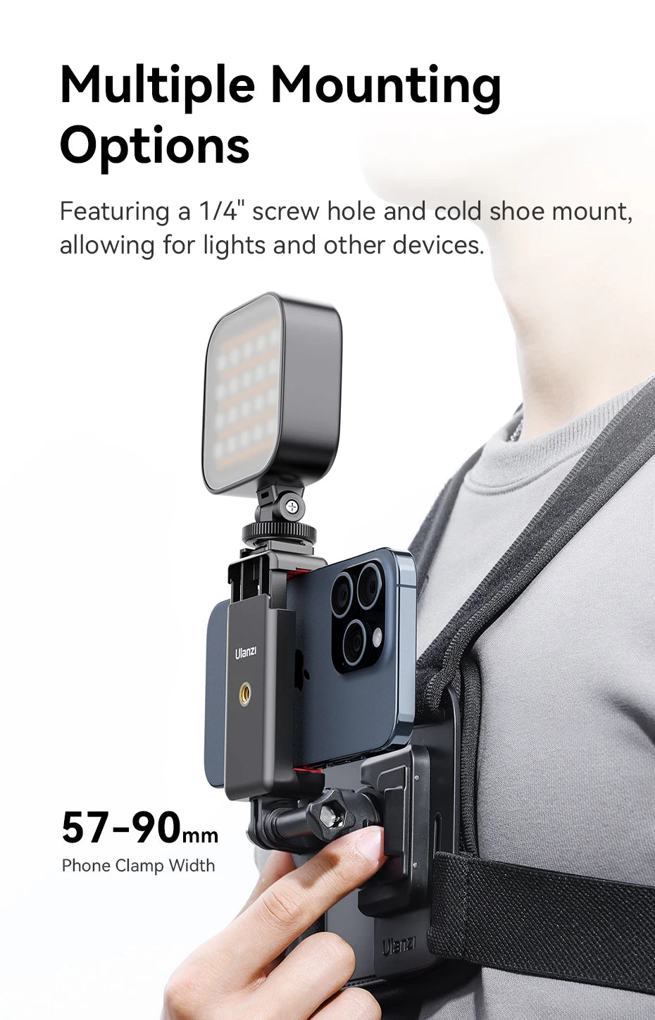 CowLost | ulanzi-go-quick-ii-magnetic-chest-strap-for-action-camera-smartphone-gopro-14-13-12-11-10 |16
