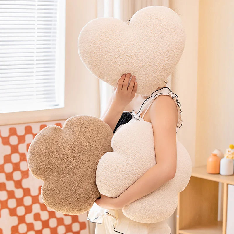 CowLost | fencing-barriers-ins-plush-heart-throw-pillow-cushion |4