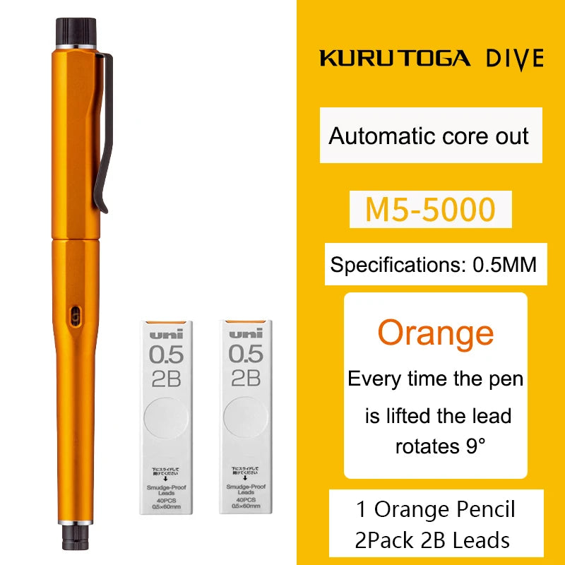 CowLost | product_id-uni-m5-5000-kurutoga-dive-0-5mm-hb-self-rotating-mechanical-pencil-black |31