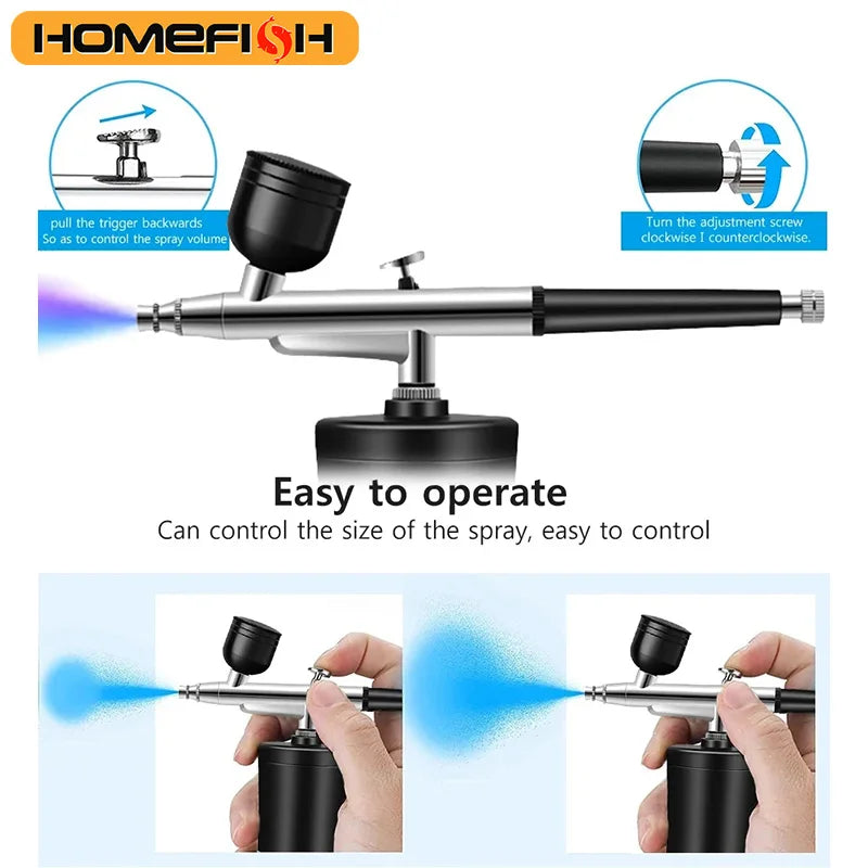 CowLost | product_id-homefish-wireless-mini-airbrush-spray-gun-kit-with-built-in-compressor |1