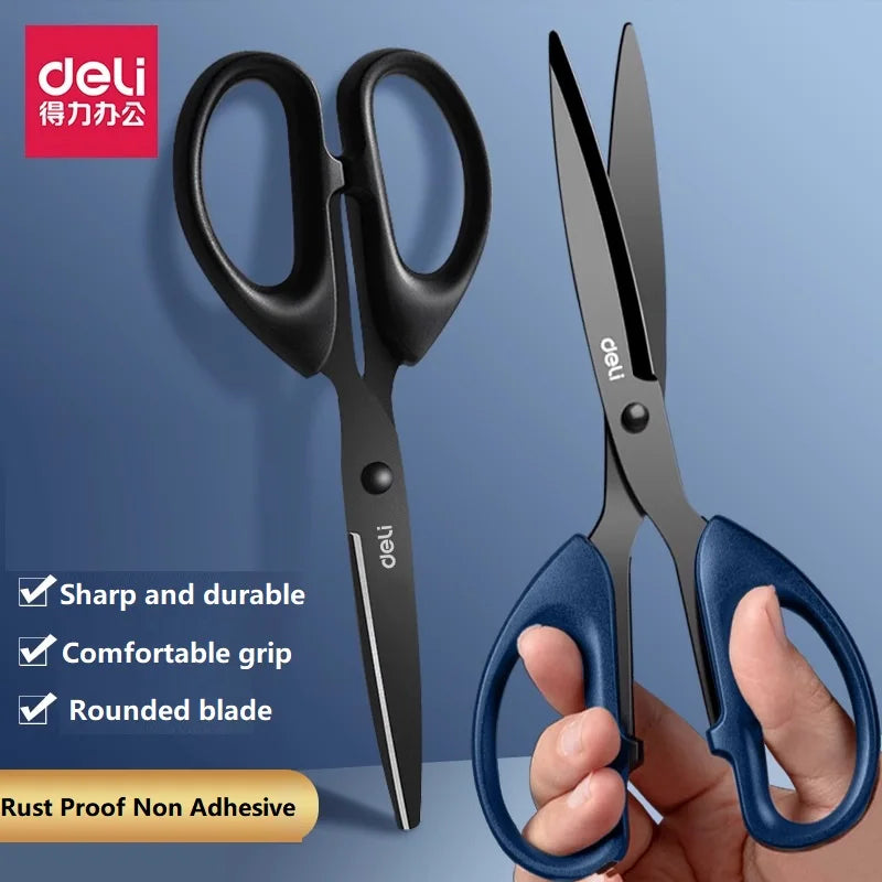 CowLost | product_id-deli-stainless-steel-non-adhesive-scissors-for-school-office-sewing-household |1