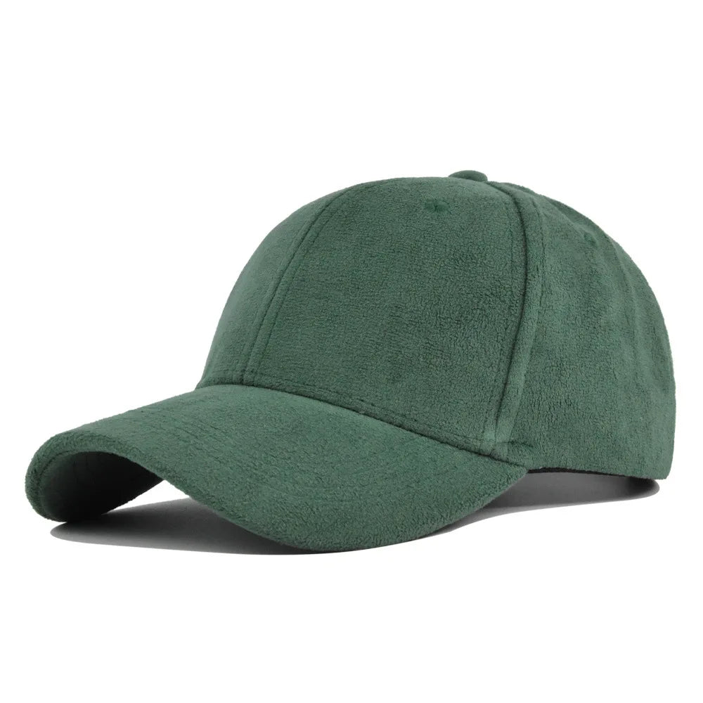 CowLost | solid-suede-retro-baseball-caps-for-men-women |33