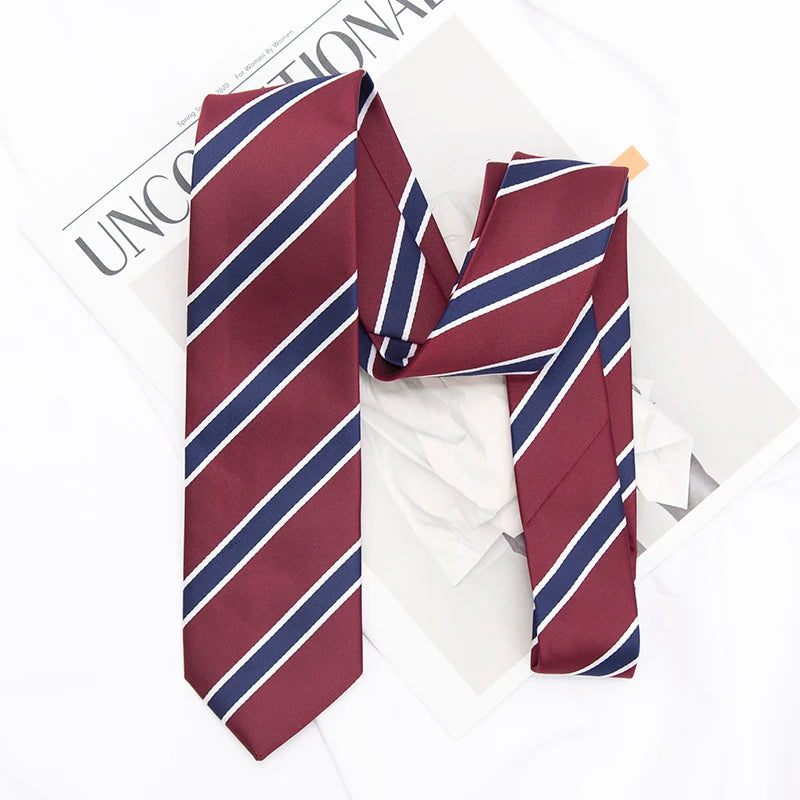 CowLost | jk-ties-women-striped-neck-tie-girls-japanese-style |5