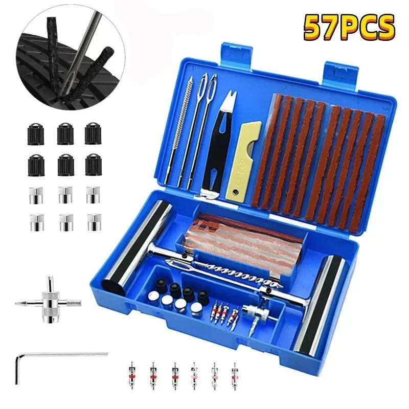 CowLost | 33-57pcs-auto-tire-repair-set-puncture-repair-tools |1