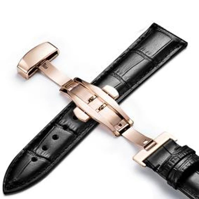 CowLost | product_id-genuine-cowhide-leather-waterproof-watchband-slub-pattern-16-24mm-universal-strap |18