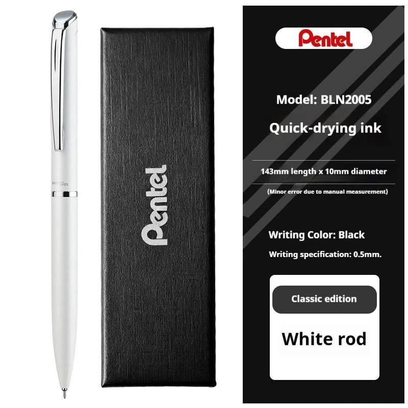 CowLost | product_id-pentel-bln2005-all-metal-gel-pen-low-center-gravity-assorted-colors-black-ink-rotary-signing-pen-for-meetings-and-planning |16