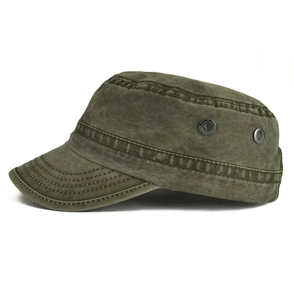 CowLost | voboom-washed-cotton-military-cadet-army-caps-for-men |2