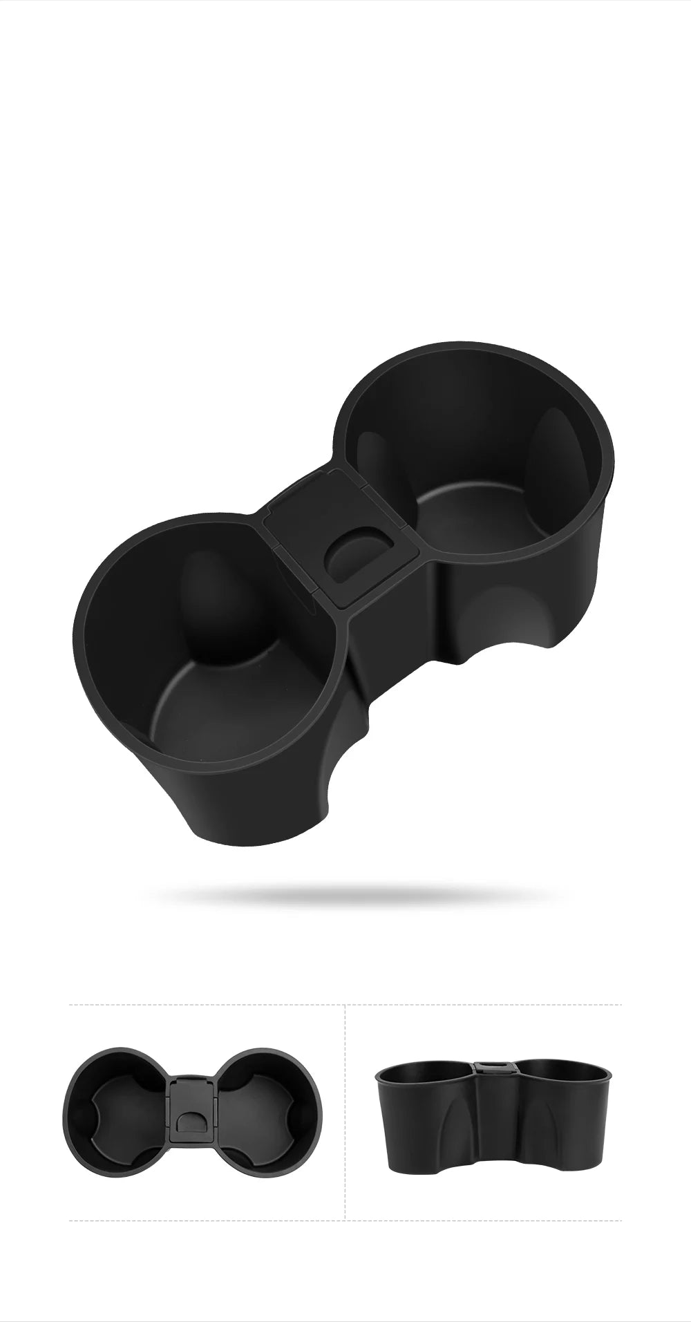 CowLost | for-tesla-model-3-y-highland-junipe-water-cup-holder-storage-box |9