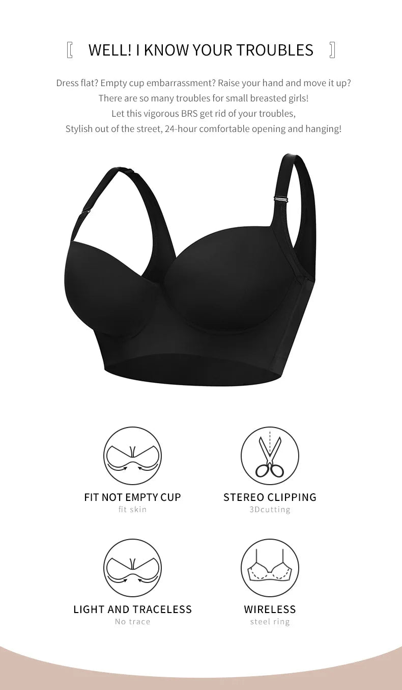 CowLost | product_id-women-s-full-coverage-push-up-underwire-deep-cup-t-shirt-bra |5