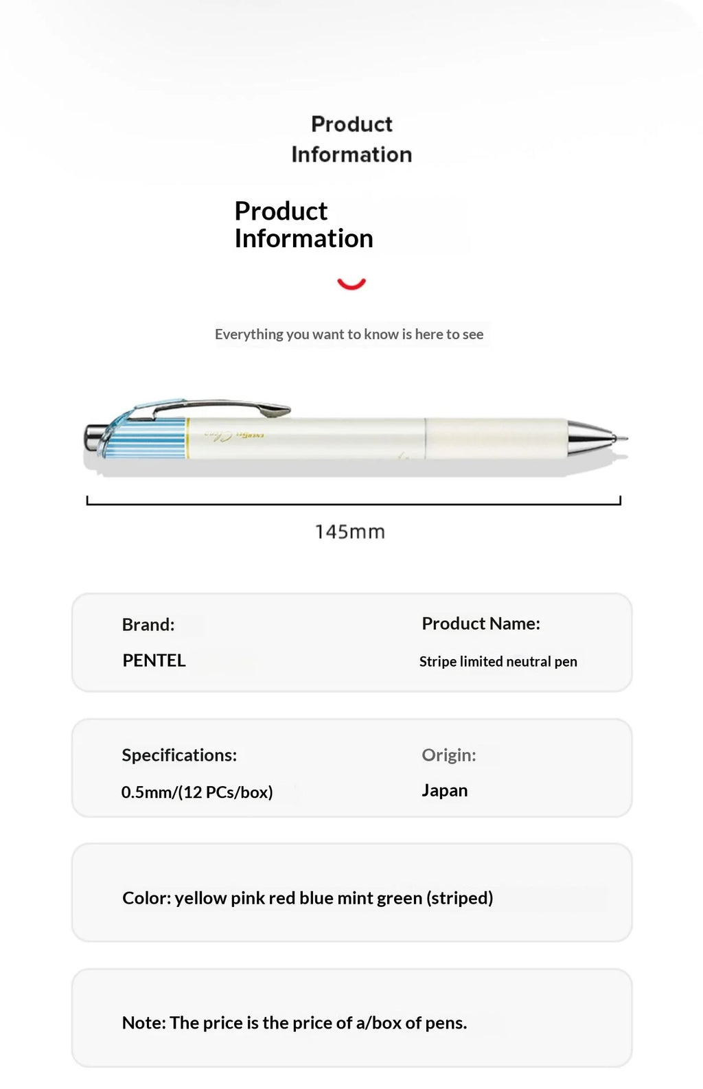 CowLost | product_id-pentel-energel-bln75-stripe-edition-gel-pens-0-3-0-4-0-5mm-stainless-nib-smooth-writing |7