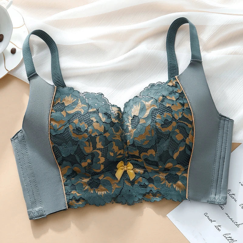 CowLost | product_id-fallsweet-wireless-plus-size-seamless-lace-push-up-bra |11