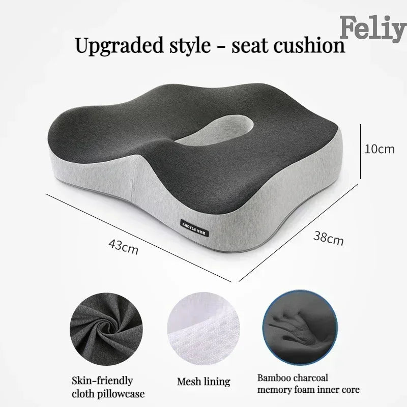 CowLost | memory-foam-office-chair-cushion-car-seat-support |21