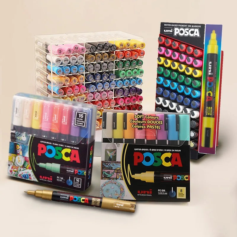 CowLost | product_id-posca-8-color-art-marker-set-non-toxic-graffiti-drawing-pens |1