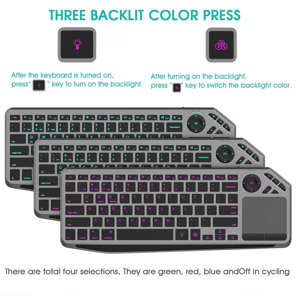 CowLost | product_id-bluetooth-wireless-keyboard-with-touchpad-7-color-backlit-rechargeable-for-smart-tv-and-ios-devices |2