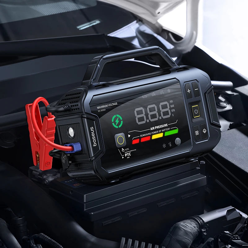 CowLost | baseus-vj1-3000a-car-jump-starter-4-in-1-air-compressor-21600mah-power-bank |6