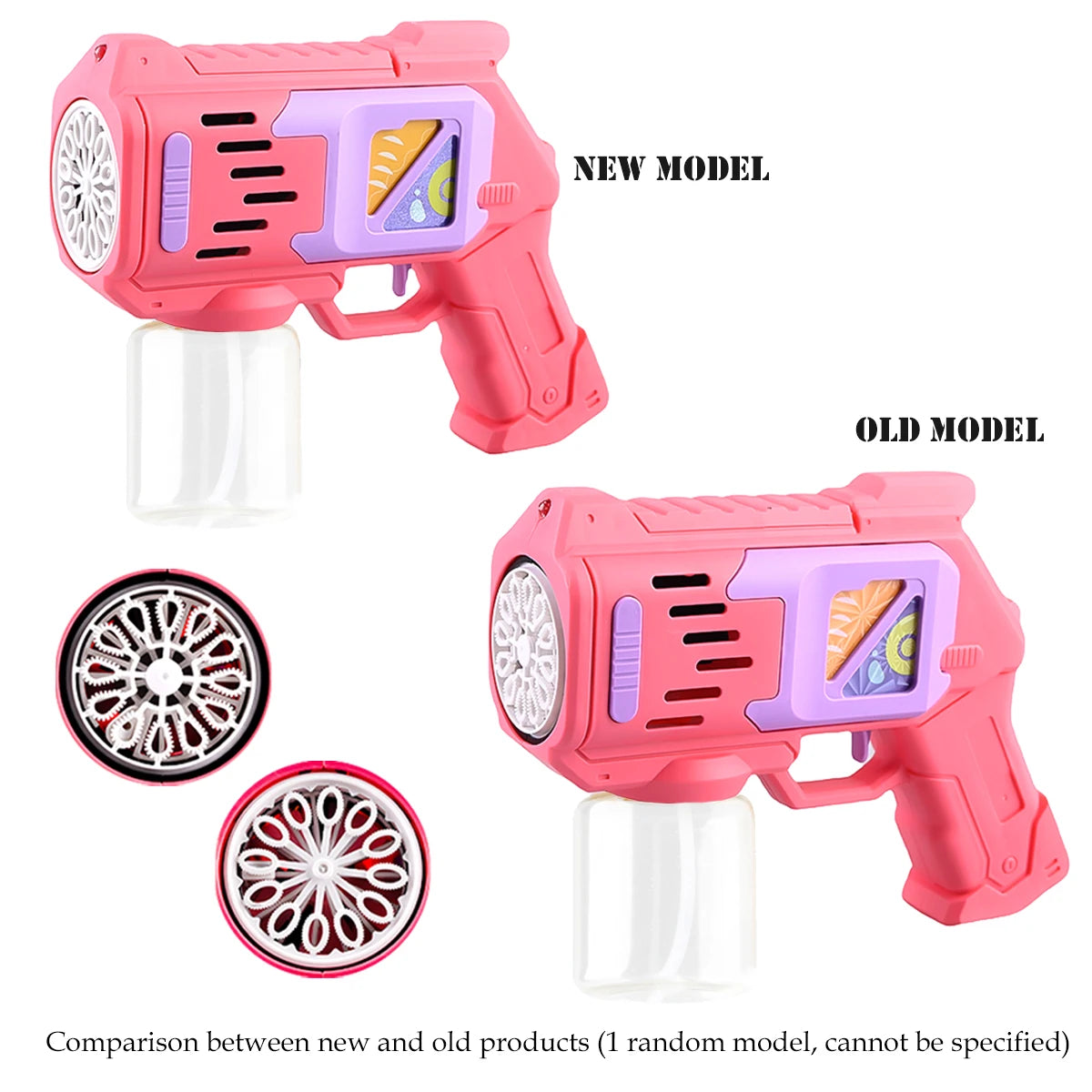 CowLost | product_id-electric-bubble-gun-toy-with-colorful-lights-outdoor-summer-puzzle-gift-no-bubble-liquid-or-battery-included |4