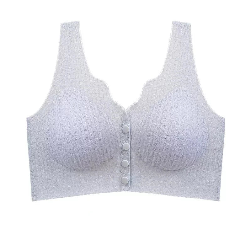 CowLost | product_id-plus-size-seamless-nursing-bra-with-front-buckle-thin-mold-cups-anti-sagging-support |9