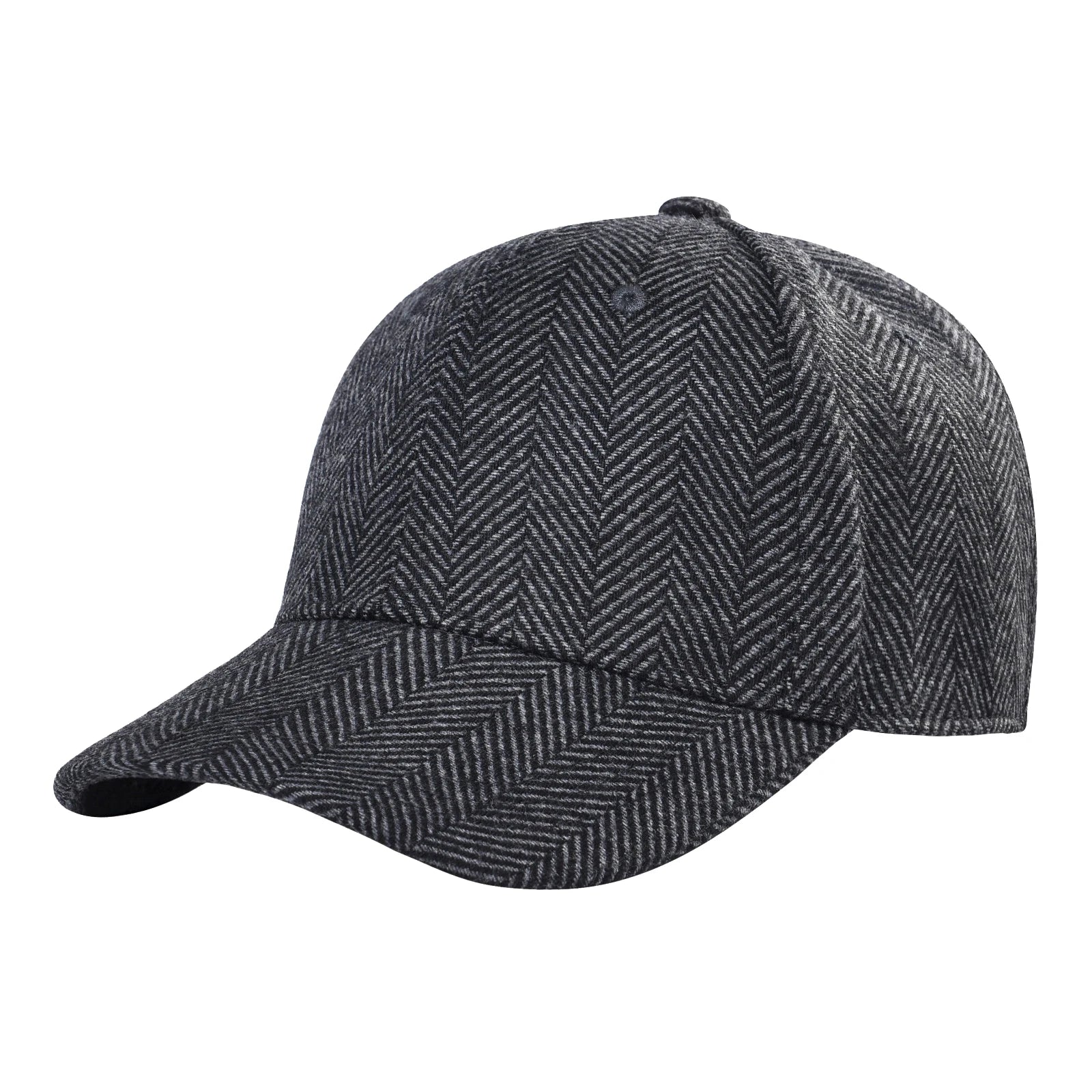 CowLost | botvela-mens-wool-tweed-baseball-cap-casual-style-soft-adjustable-unstructured-hat |32
