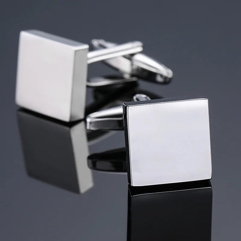 CowLost | cufflinks-for-men-luxury-silvery-cuffs-retro-metal |35