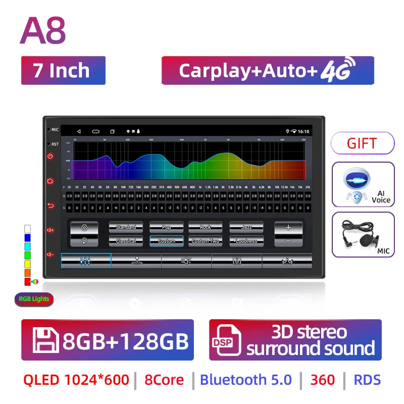 CowLost | android-13-2-din-car-radio-carpla-auto-7-9-10-13-1-inch-universal |45