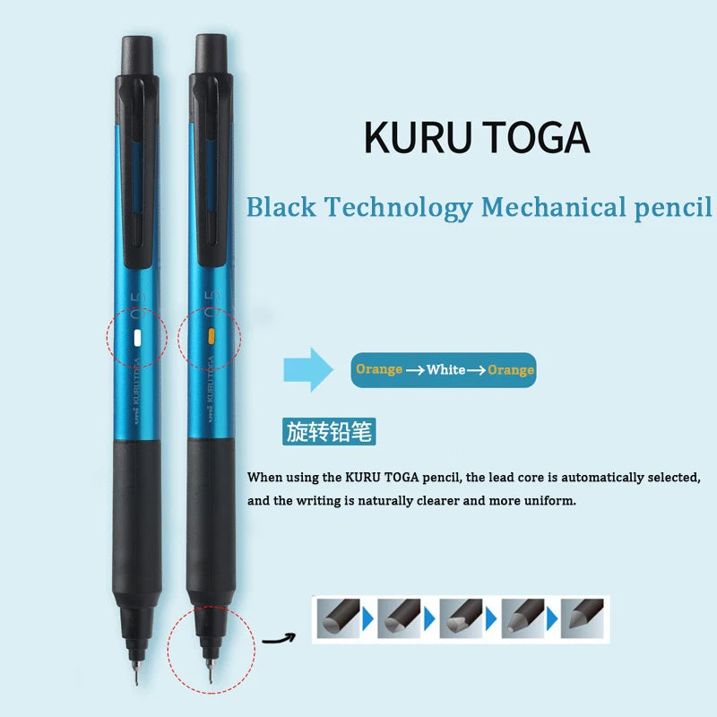 CowLost | product_id-uni-kuru-toga-black-mechanical-pencil-0-3mm-0-5mm-for-professional-art |4