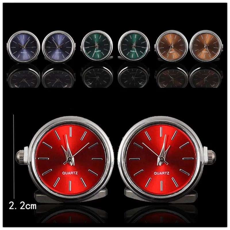 CowLost | luxury-cufflinks-watch-rotatable-electronic-functional-buckle-business |11