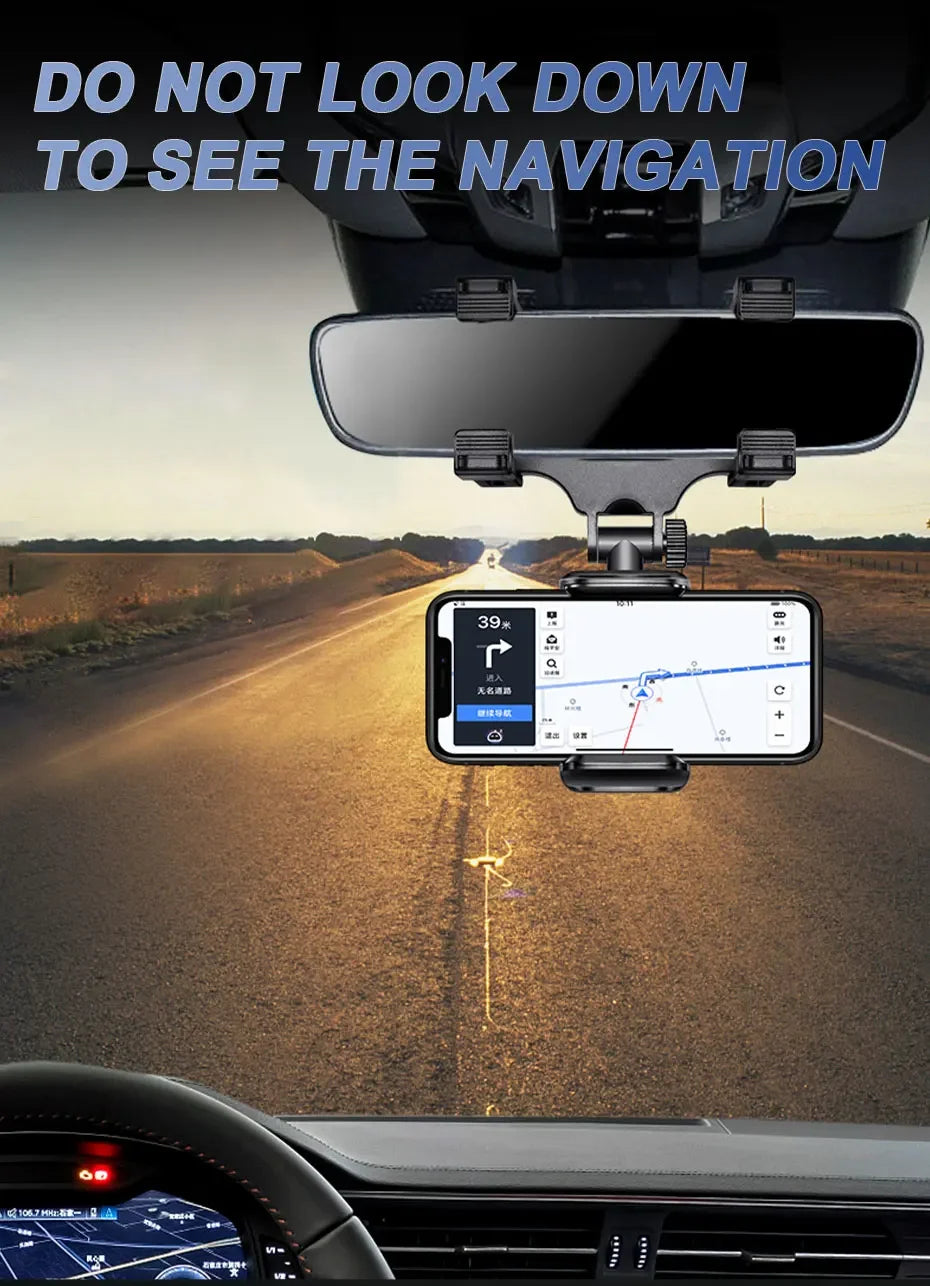 CowLost | mobile-phone-car-mounts-product_id-rearview-mirror-phone-holder-car-mount-stable-rotating-smartphone-bracket |7