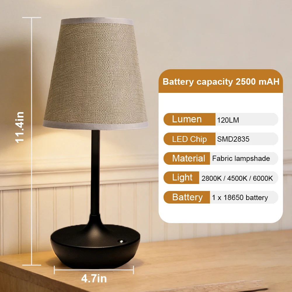 CowLost | product_id-3-color-fabric-led-table-lamp-usb-rechargeable-dimmable-bedside-light |22