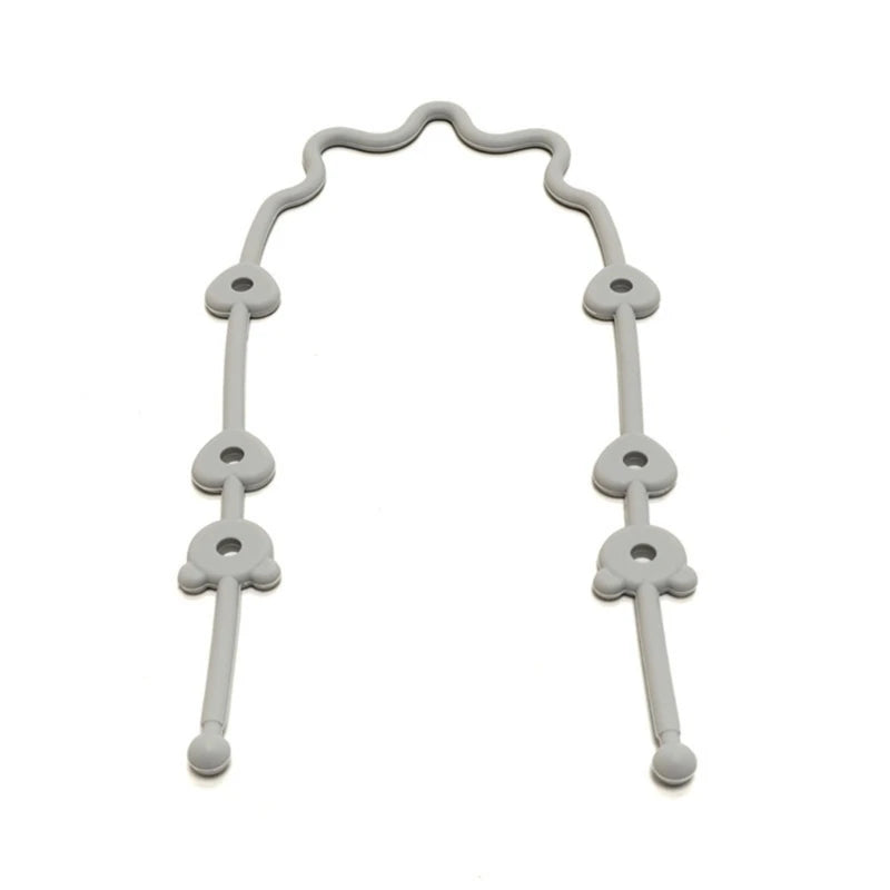 CowLost | baby-pacifier-chain-with-safety-straps-silicone-holder-stroller-highchair-accessory |12