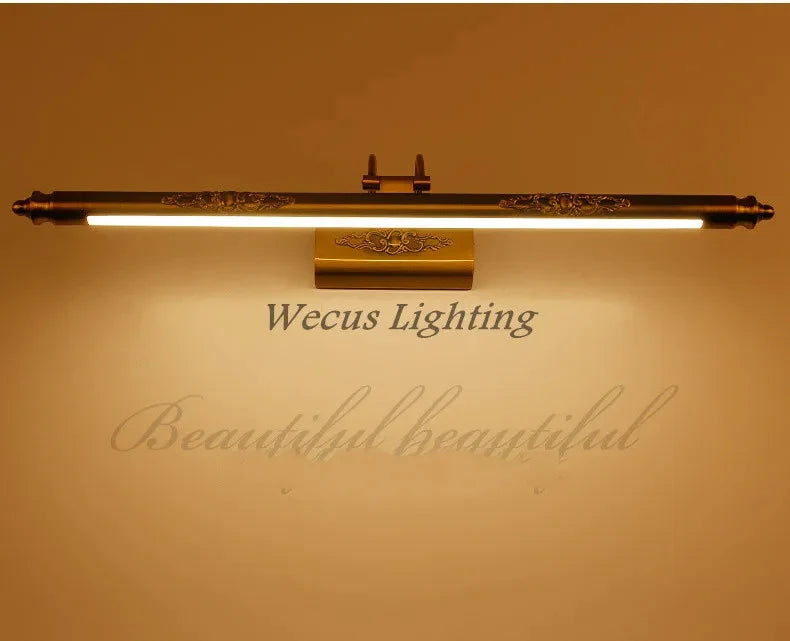 CowLost | product_id-golden-8w-500mm-bronze-led-bathroom-wall-light-european-mirror-lamp |12