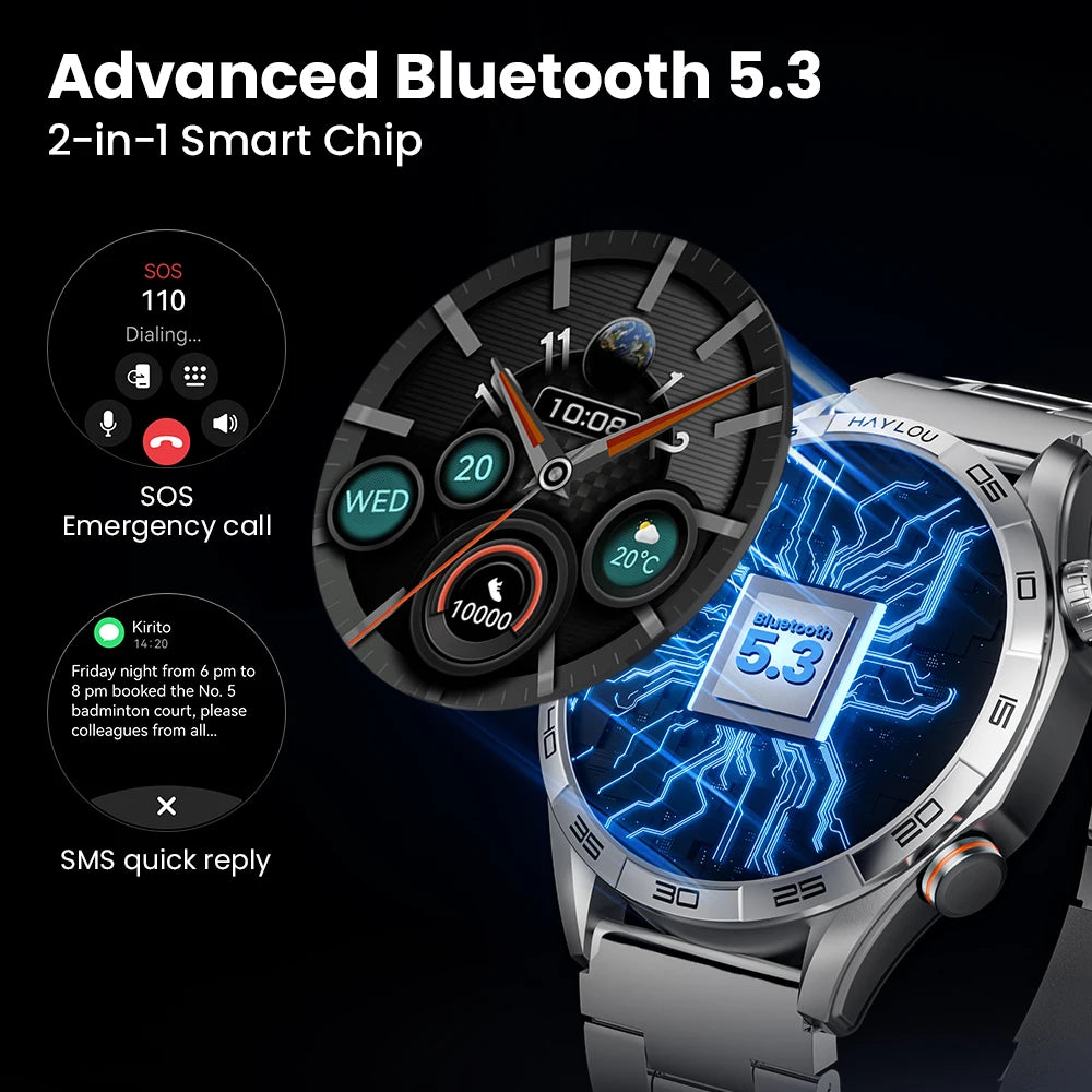 CowLost | haylou-solar-5-voice-calling-smartwatch-1-58-amoled-display |4
