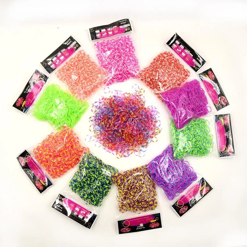 DIY Hand Loom Knitting Machine for Loom Bands, Bracelets, Clips & Charms