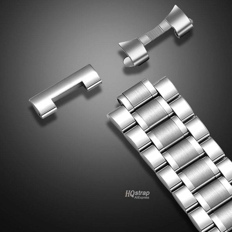CowLost | solid-stainless-steel-watch-band-18mm-20mm-22mm-24mm-12-13-14-15-16-17-19-21-23-bracelet-universal-metal-strap-watch-accessories |9
