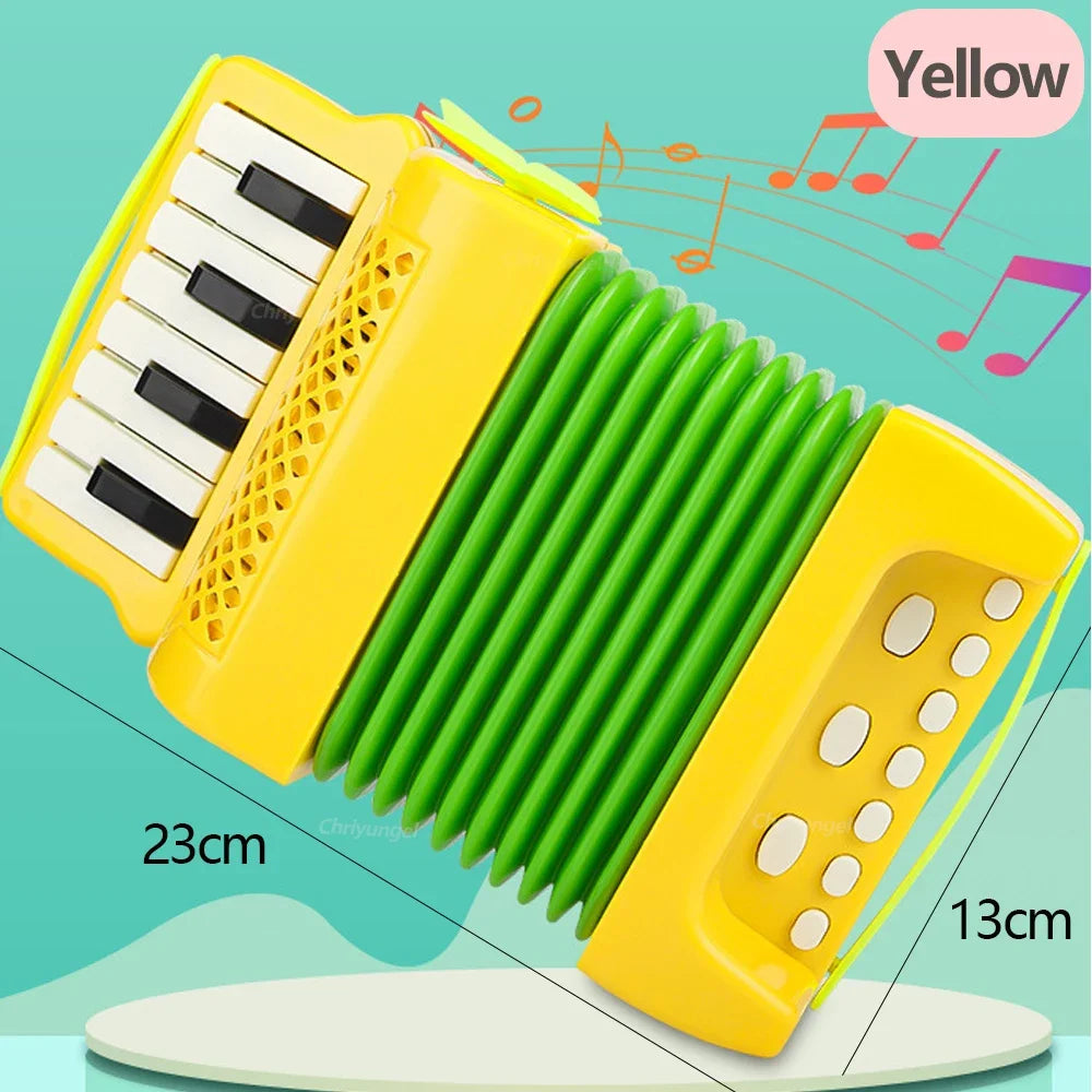 Accordion Toy Piano Musical Instrument Educational Gift for Kids Toddlers