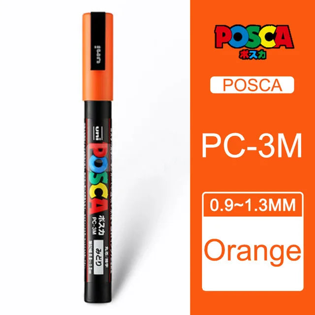 CowLost | product_id-uni-posca-pc-1m-3m-5m-multi-color-acrylic-permanent-marker-for-fabric-rock-metal-pop-posters-graffiti |15