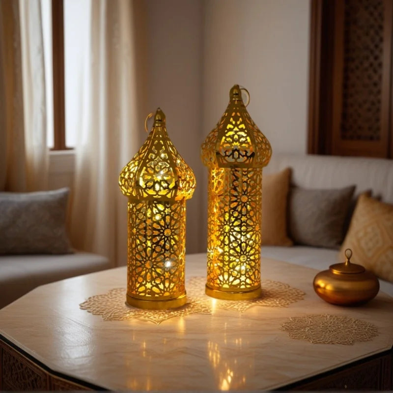 CowLost | festival-lights-metal-led-wind-lantern-ramadan-decorations-for-home |2