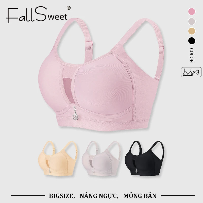 CowLost | product_id-fallsweet-wireless-plus-size-seamless-no-pad-bra-for-women-1-3-pack |2
