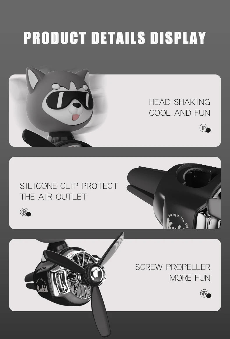 CowLost | product_id-no-perfume-diy-rotating-propeller-plane-dog-pilot-car-air-freshener-diffuser |17