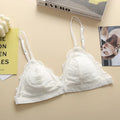 CowLost | lace-bralettes-women-push-up-bra-non-wire-padded-1-3-cup-solid-color-bra-feamle-sexy-lingerie-comfy-lace-underwear-intimates |8