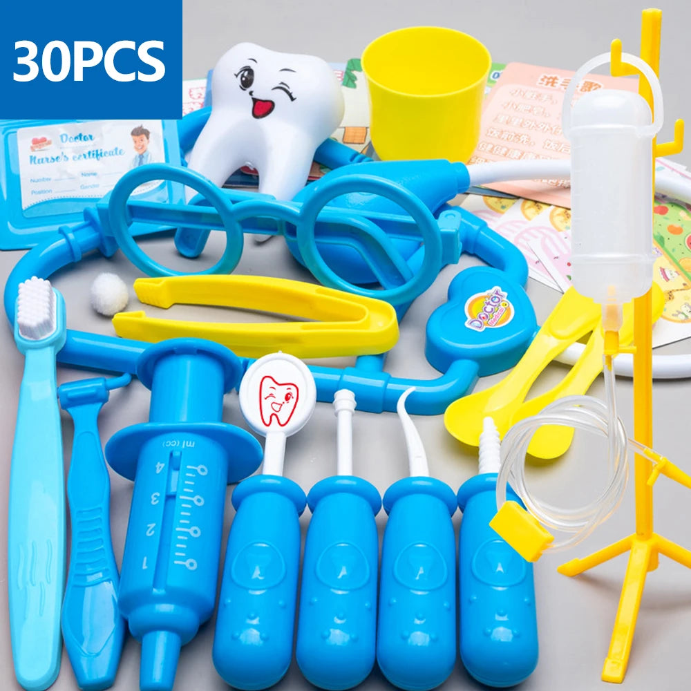 CowLost | product_id-doctor-play-set-30pcs-educational-medical-dentist-toys-gift-for-kids-3-6y |1