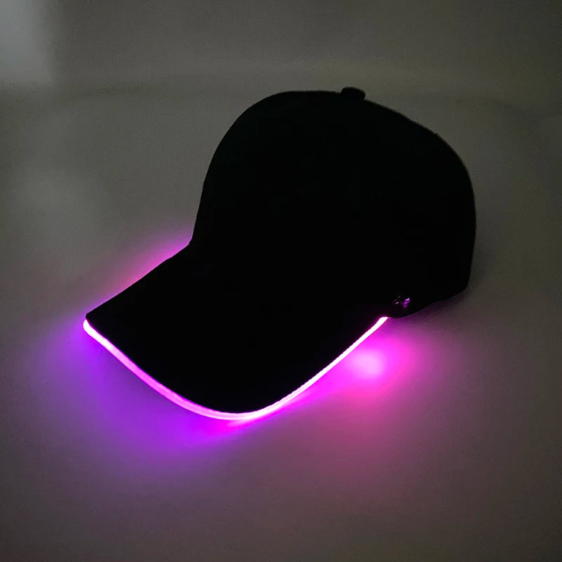 CowLost | fashion-led-glow-cap-outdoor-sport-sunshade-glowing-baseball-cap |22