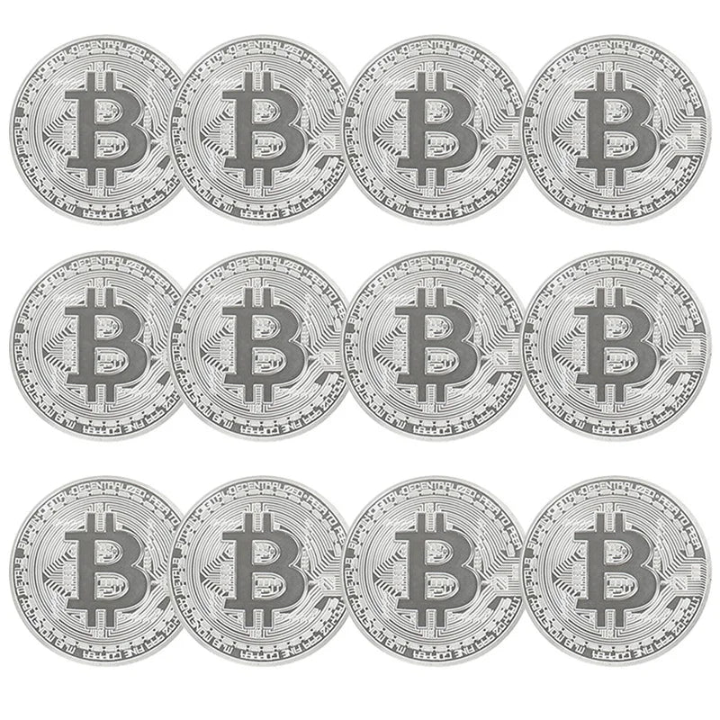 CowLost | product_id-12pcs-40mm-bitcoin-coin-treasure-hunt-game-gold-silver-for-adults-kids |11