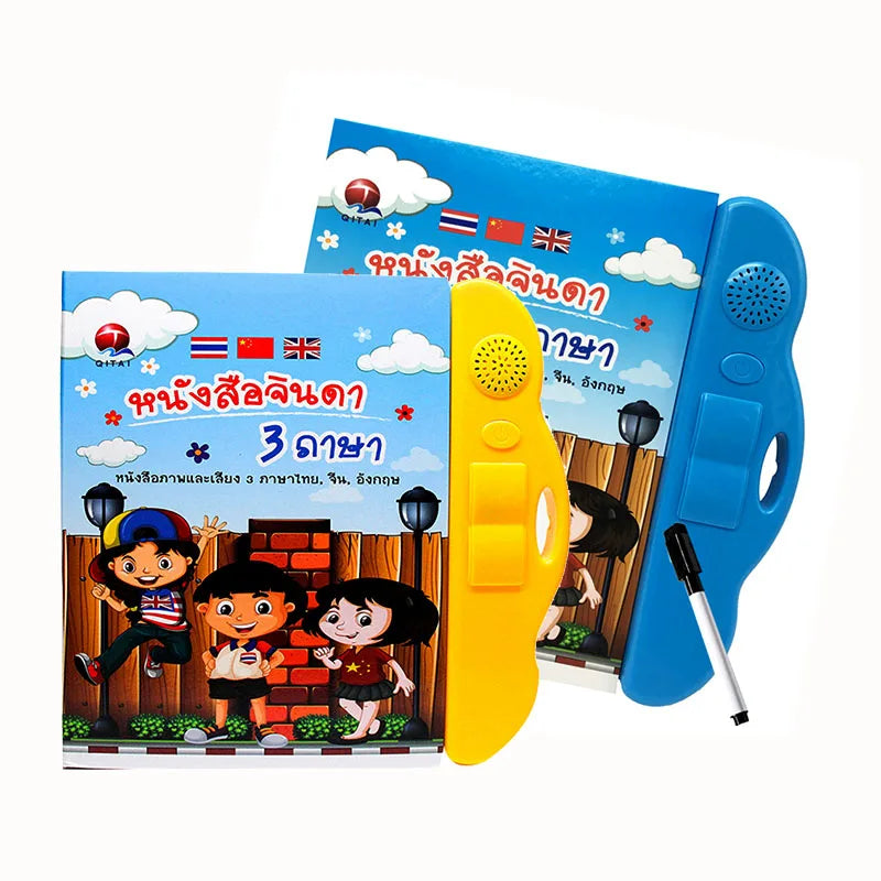 CowLost | pens-product_id-3-in-1-educational-story-notebook-with-reading-pen-thai-chinese-english-learning-machine |1