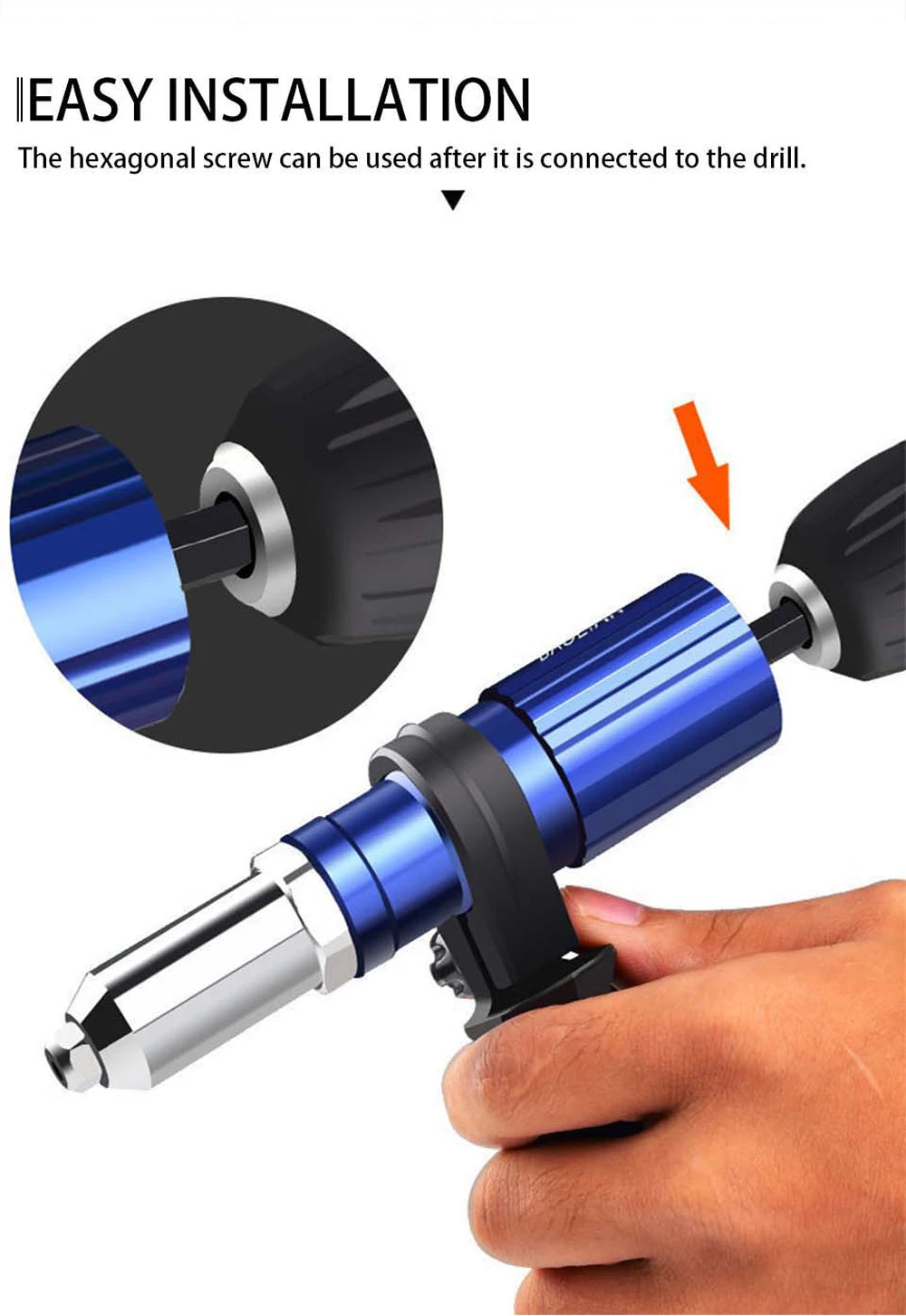 CowLost | electric-rivet-gun-adapter-2-4mm-4-8mm-rivet-nut-gun-drill-adapter-cordless-riveting-tool-insert-nut-pull-rivet-tool |13