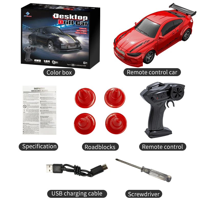 CowLost | fencing-barriers-teranty-kf20-1-64-four-wheel-drift-rc-racing-car-remote-control-toy |38