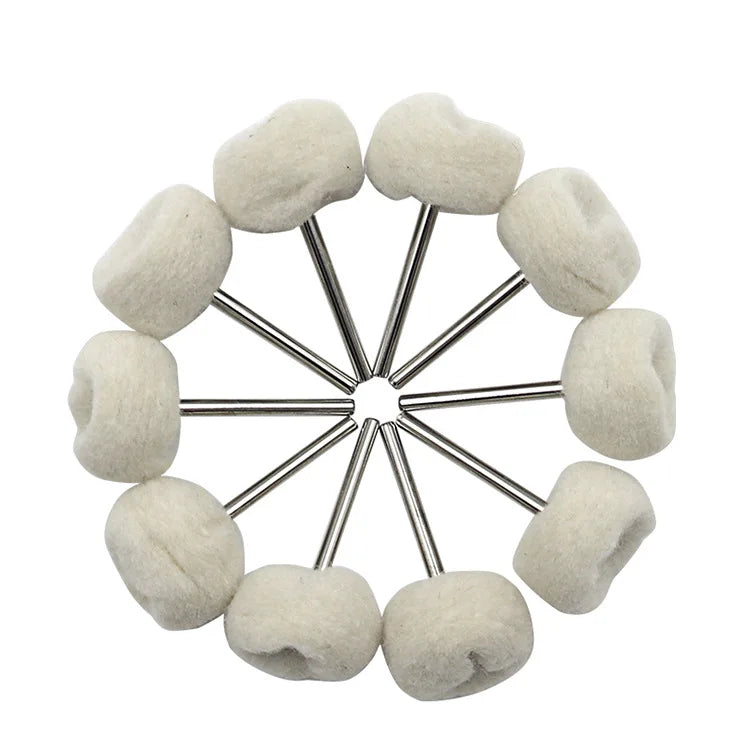 CowLost | product_id-3-10pcs-mini-wool-polishing-buffing-wheels-3mm-shank-rotary-drill-abrasive-tool |13