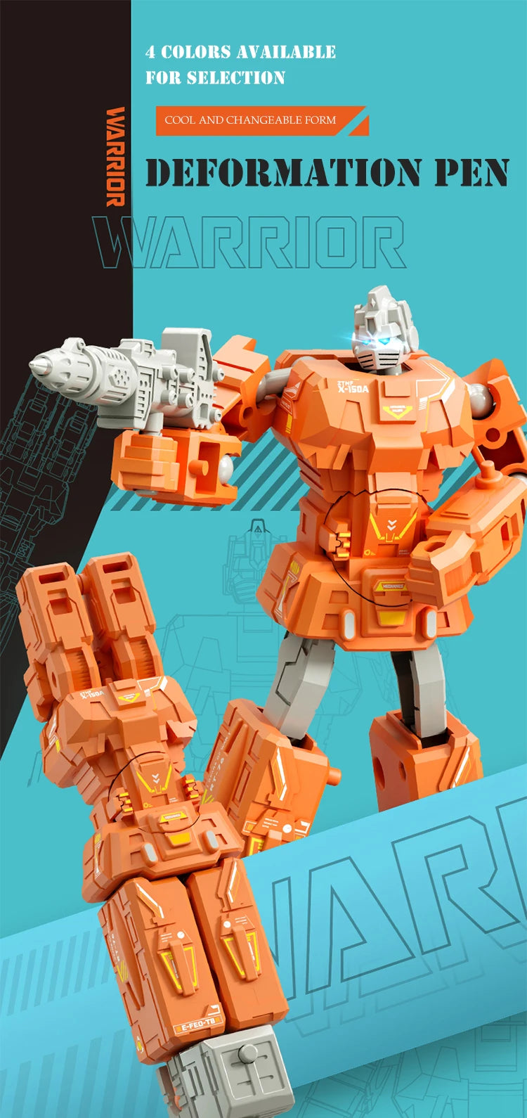 CowLost | stationery-morphing-robot-writing-pen-transformation-robot-creative-ballpoint-school-deformable-toy-gifts-for-kids-1 |5